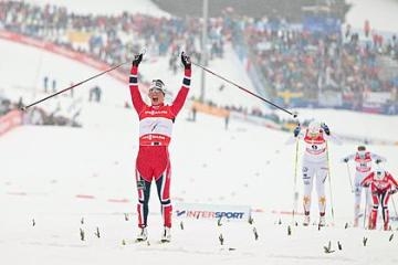 Марит Бьёрген-чемпионка мира в спринте