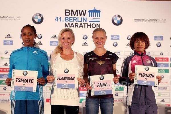 Женская элита Берлинского марафона