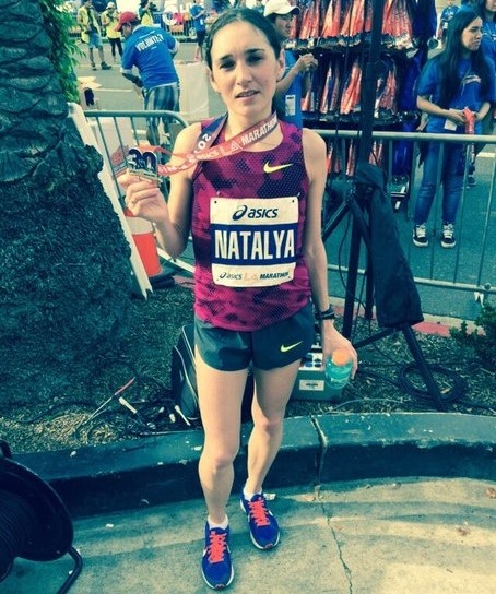 Наталья Пучкова-вторая на марафоне в