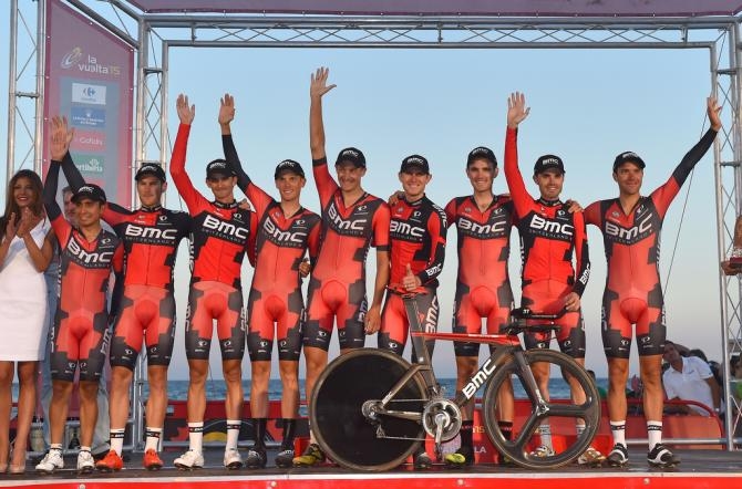 Команда BMC-победитель 1 этапа Вуэльты