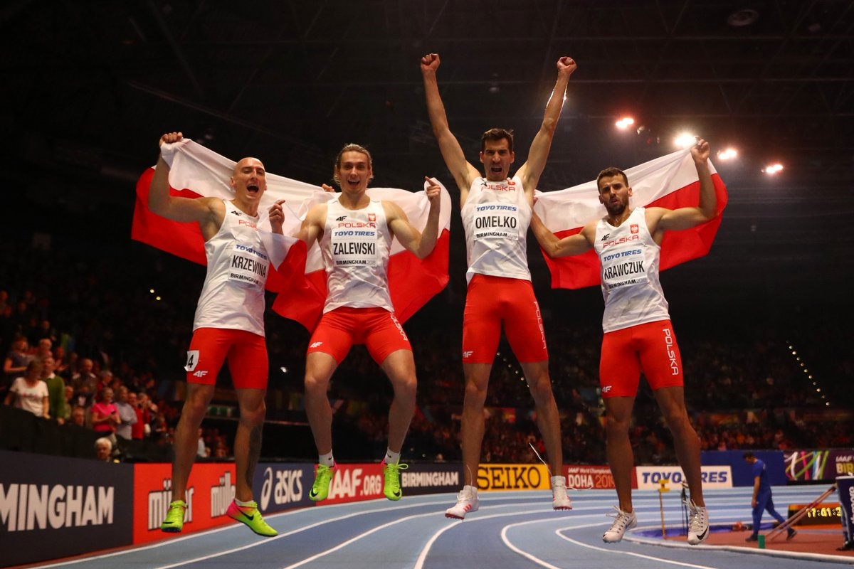 Поляки-рекордсмены мира в эстафете 4*400