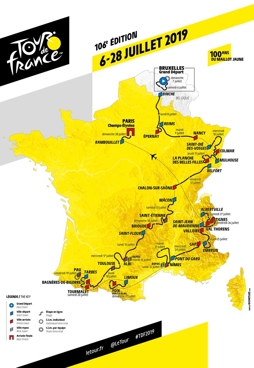 Презентация маршрута Тур де Франс-2019