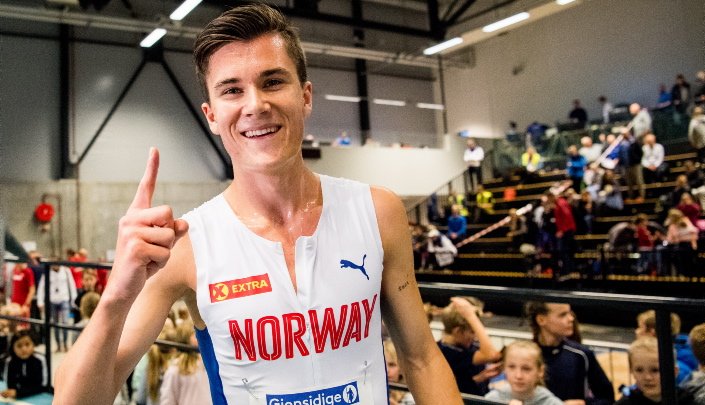 Якоб Ингебригтсен улучшил юниорский рекорд