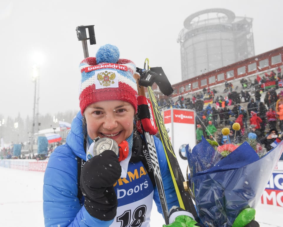 Юрлова-Перхт-вторая в масс старте на