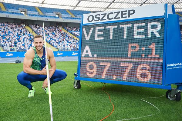 Йоханнес Веттер-97.76 м в Хожуве