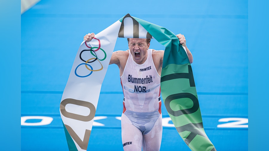Блюмменфельт-олимпийский чемпион в триатлоне
