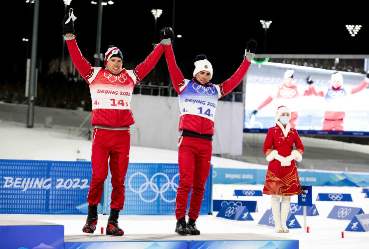 Большунов и Терентьев-бронзовые призёры Олимпиады