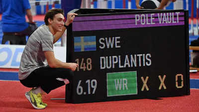 Дуплантис-мировой рекорд в прыжках с