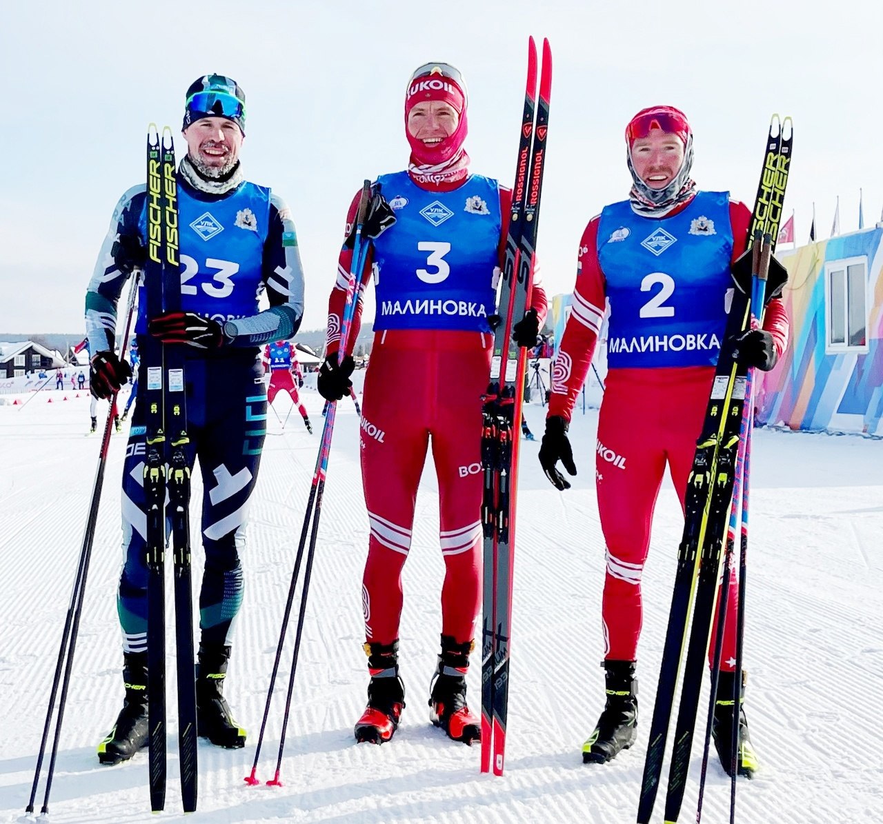 Большунов — победитель скиатлона в